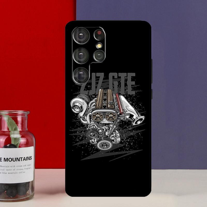 

JDM Car RB26 Engine Funda Case For Samsung Galaxy S25 Ultra S9 S10 S20 FE S21 S22 S23 Plus S24 Ultra Phone Cover Galaxy S10
