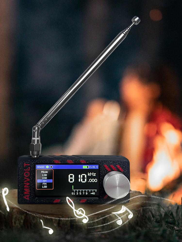 Mini SI4732 DSP Radio Full Band Mini Receiver with Antenna LSB USB AM FM Radio Gifts for Seniors Elderly