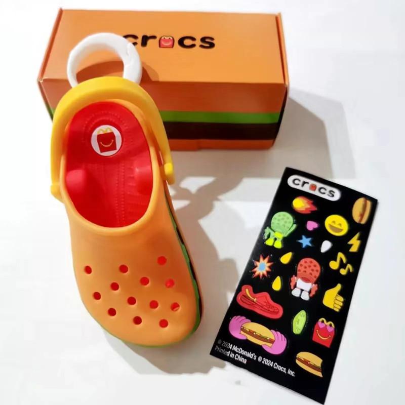 Zábavné a barevné Crocs McDonald's Miniklíčenka Pantofle Pro Děti I Dospělé