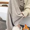 Petite Women's High-Waisted Velvet Pants: Thick, Glutinous Rice Texture, Casual, Slimming, Loose, Straight & Wide Leg, Floor-Length for Autumn/Winter.