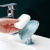 Leaf Shape Drain Soap Box Soap Holder Box Bathroom Shower Soap Holder Sponge Storage Plate Tray Bathroom Supplies Soap Shelf