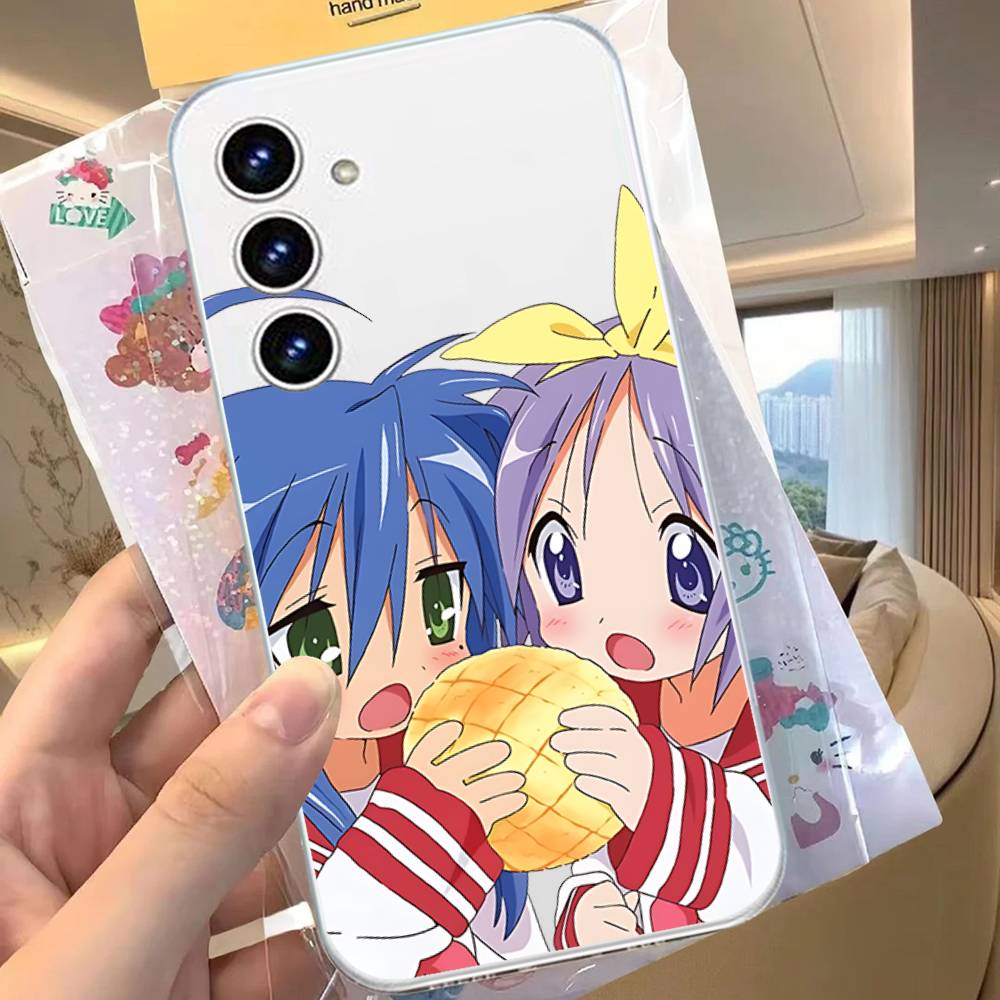 

Кавайная Аниме L-Lucky Star HD Прозрачный Чехол Для Телефона Для Samsung Galaxy A52,A12,A51,S24,S23,S22ULTRA,S21 Edge,S20LITE,Plus, A30S