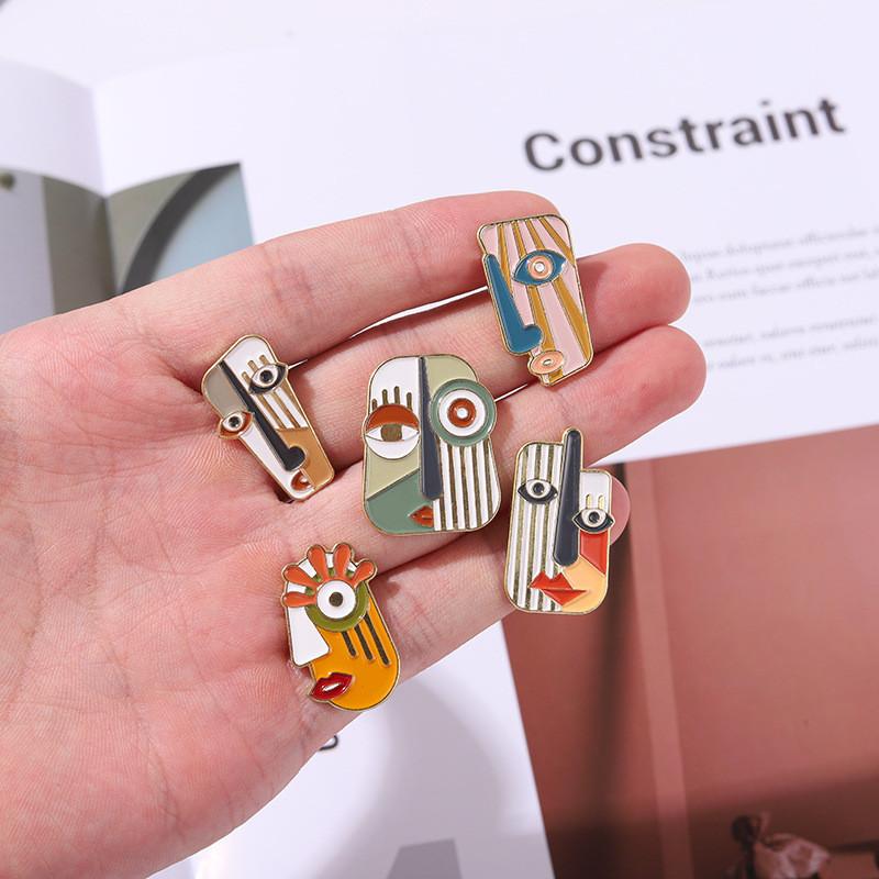 Brooches Artistic Geometric In Alloy Material For Trendsetting Accessories Fashion