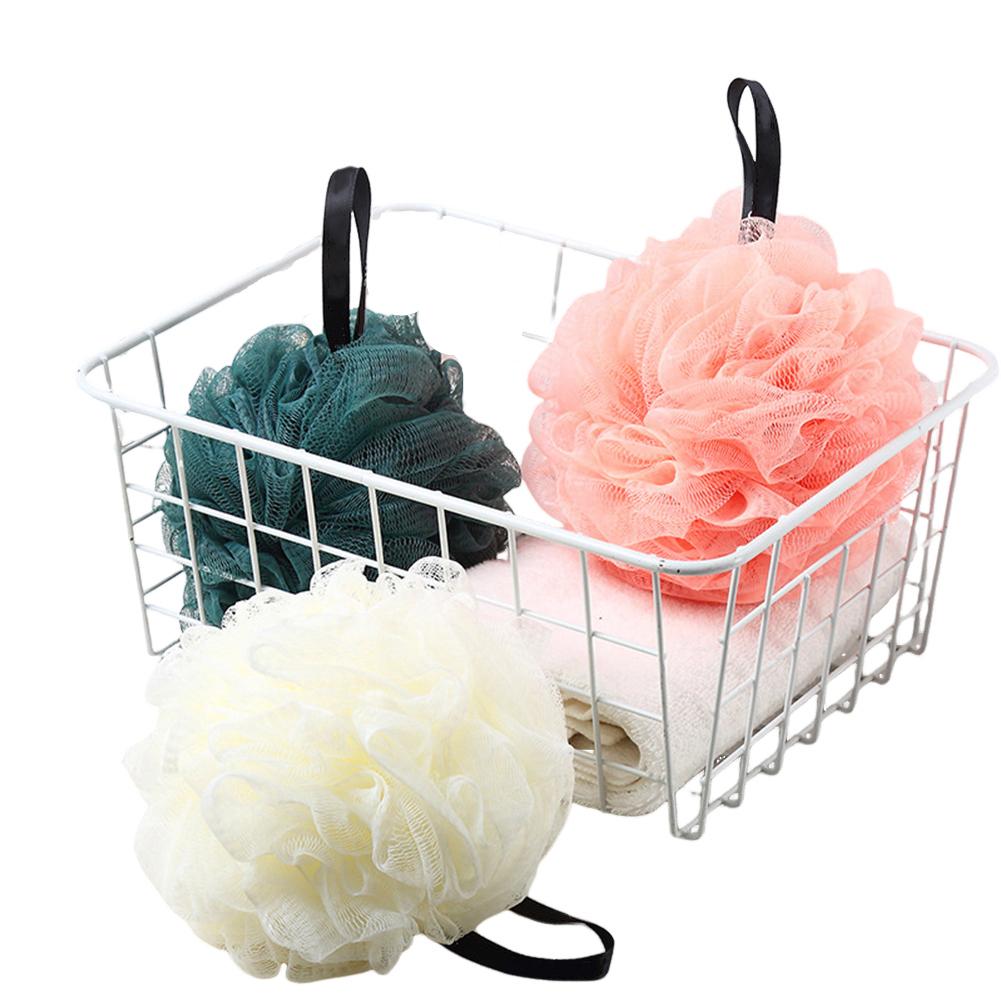 Bath Loofah Sponge, 55g Body Scrubber Shower Sponge, Exfoliating Mesh Pouf, Shower Ball Bath Sponges For Women Men Bathing Accessories, 5in Diameter