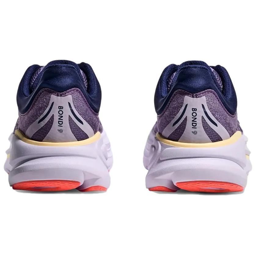 Hoka One One Bondi 9 Comfortable Running Shoes Women Sneakers Purple 1162012-BJM