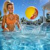 Water Bounce Ball for Swimming Pool Beach and Outdoor Play Soft TPR Fabric Cover High Elasticity Durable Design for Recreational Use
