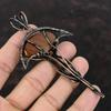 Red Jasper Pendant Copper Wire Wrapped Pendant Handmade Pendant Natural Gemstone Jewelry Brand New Pendant Copper Wire Jewelry Wedding Gift