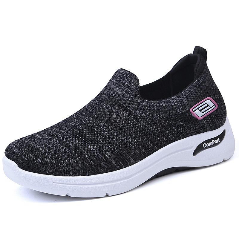 Shoes women's new women's shoes elderly shoes one pedal mother shoes comfortable gift shoes fashion casual shoes women