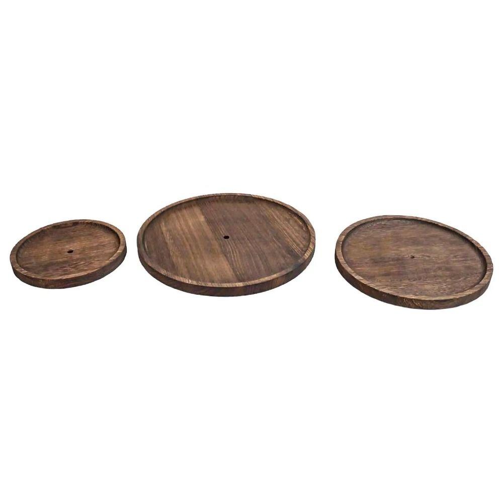 Decorative Wooden Cupcake Stand 2/3-Layer Cake Serving Tray Cupcake Holder Shelf  Dried Fruit