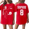 Adult and Kids Casual Letter Print Short Sleeve T-Shirt