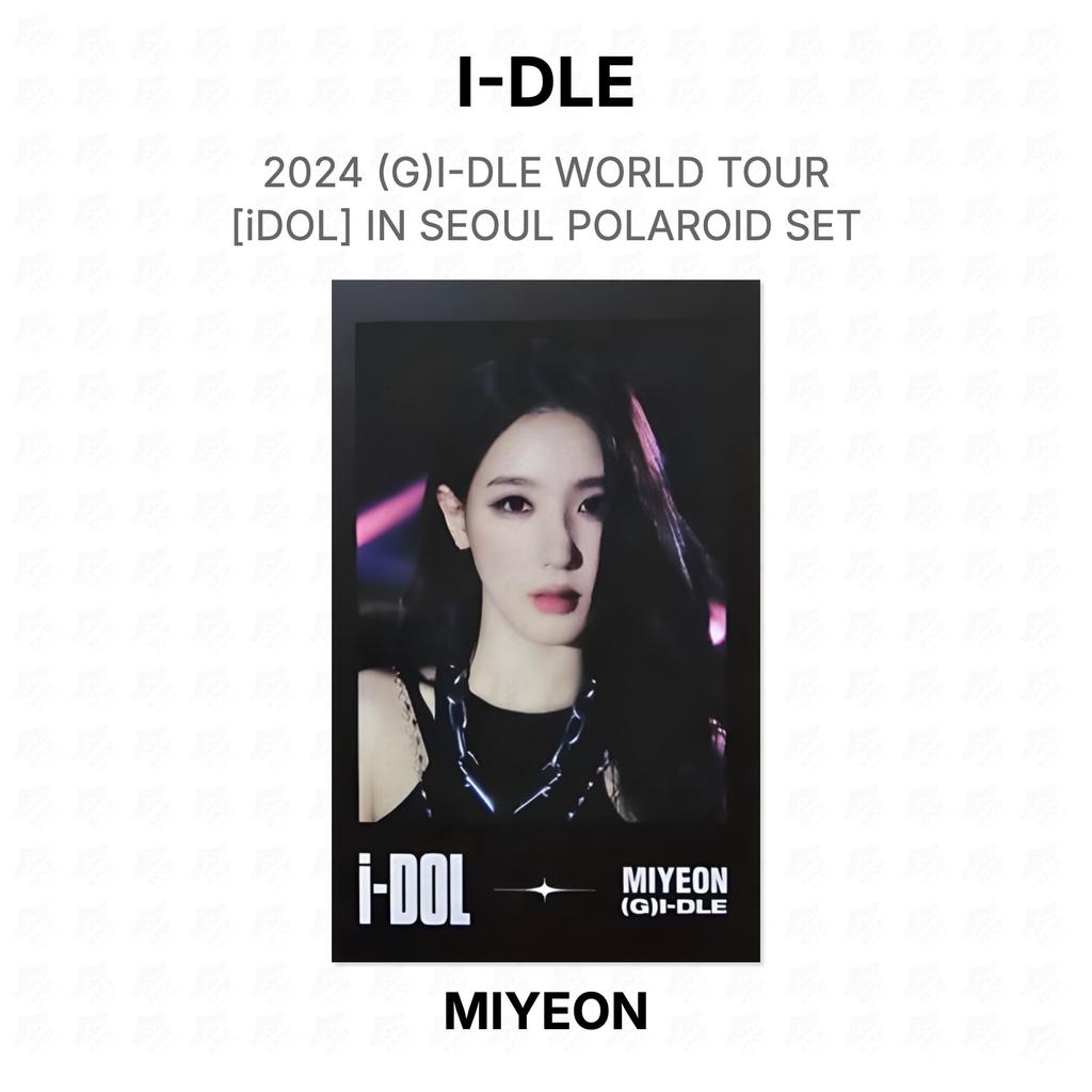 I-DLE 2024 (G)I-DLE WORLD TOUR [iDOL] IN SEOUL POLAROID SET Official Photocard