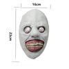 1pcs Halloween Horror Mask Exorcist Smiley Demon Mask White Green Latex Exorcist Mask Halloween Carnival Party Cosplay Props