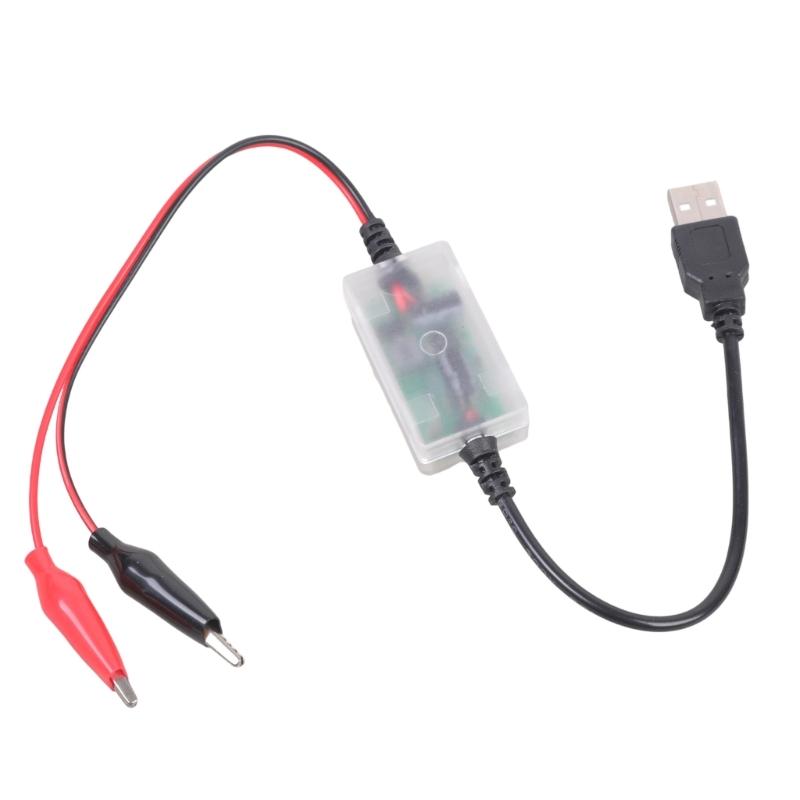 

Emergency Car Battery Charging Cable Flexible Power Cable with Intelligent Clamps and LED Status Light for 12V Vehicles 1