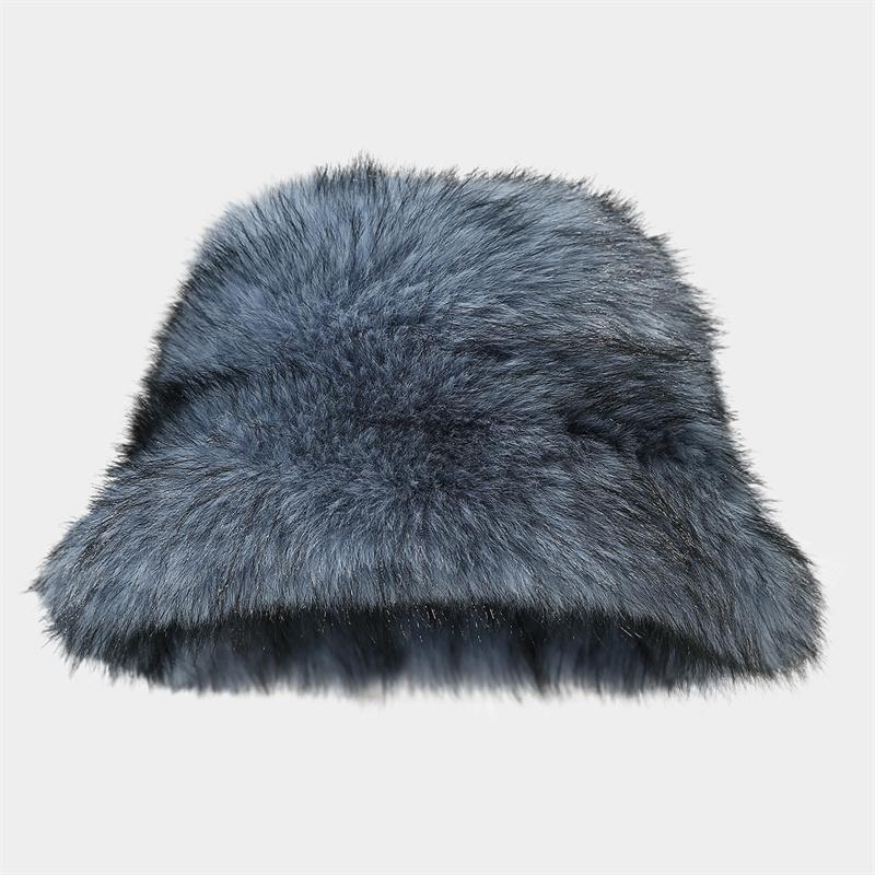 New Thicken Faux Fur Winter Warm Ear Protection Bomber Hat Outdoor Russian Windproof Anti-cold Furry Earflap Hat For Skiing