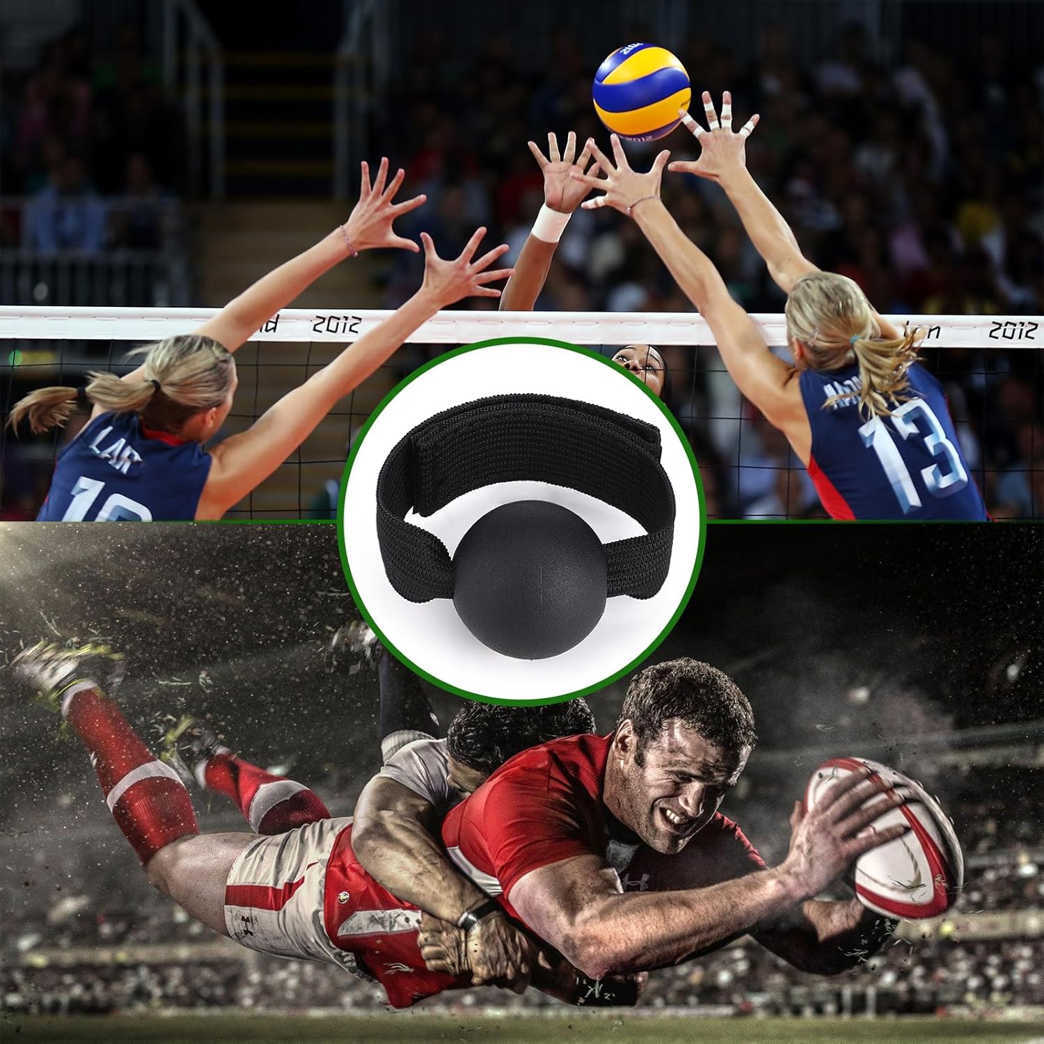 4 шт. Тренажерный ремешок для ловли американского футбола — фото 5