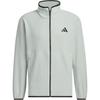 Adidas Casual Hooded Comfortable Jacket Unisex Jackets Gray JW1650