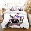Bakuon!! Bedding Set Single Twin Full Queen King Size Bed Set Adult Kid Bedroom Duvetcover Sets 3D Print Anime Bed Sheet Set