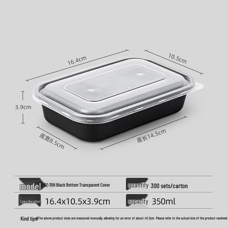COFLYEE Disposable Food Container with Lid