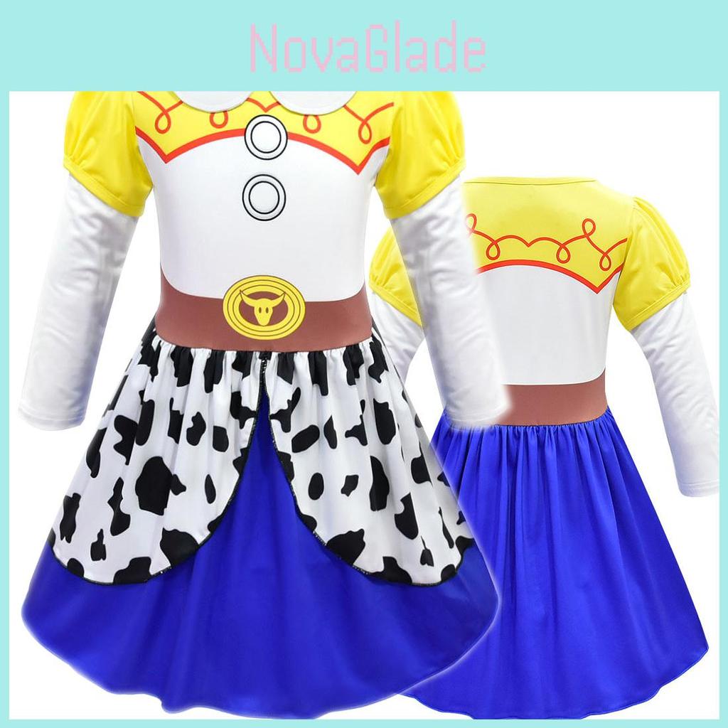 Adorable Toy Story Character Tsui Long Sleeve Dress For Girls Cosplay Parties