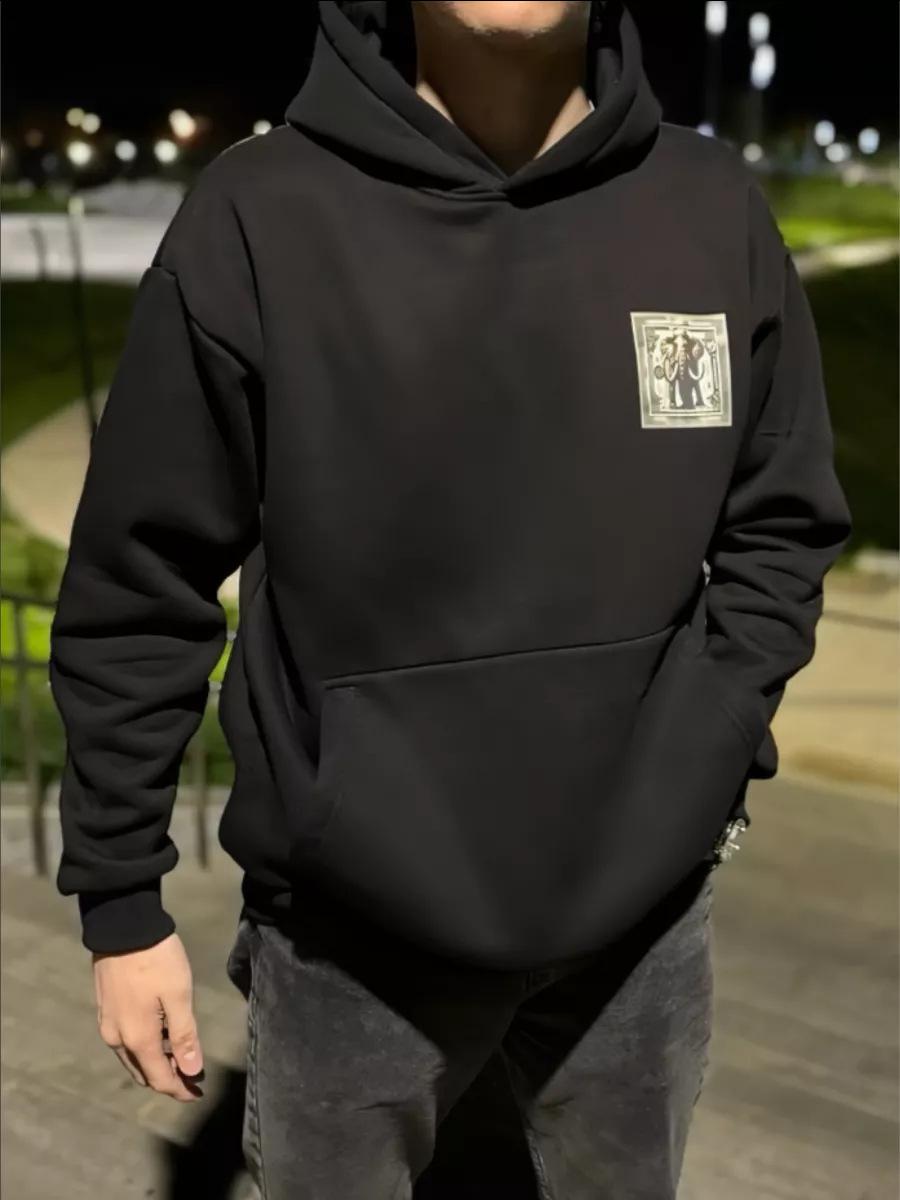 Street personality trend 2025 season European and American style foreign style niche letter printing hooded sweater jacket trend XXXL