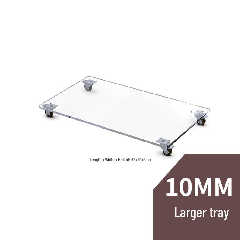 Clear Art Doll Display Case: Dustproof Stand for Pop Mart Figures and Building Blocks