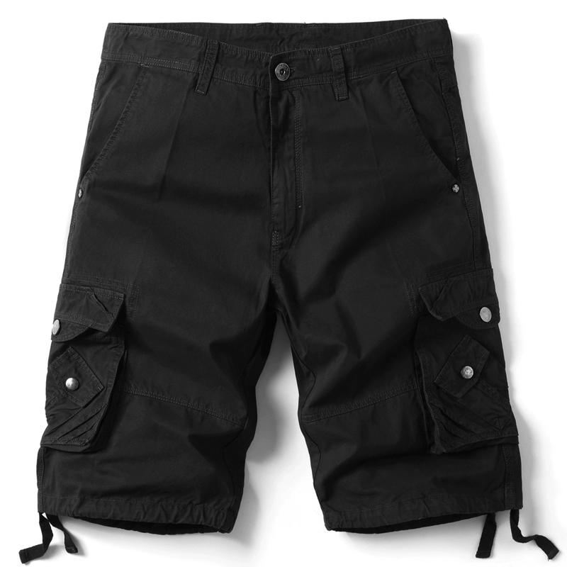 Mens Cargo Shorts Cotton Relaxed Fit Camouflage Camo Cargo Short