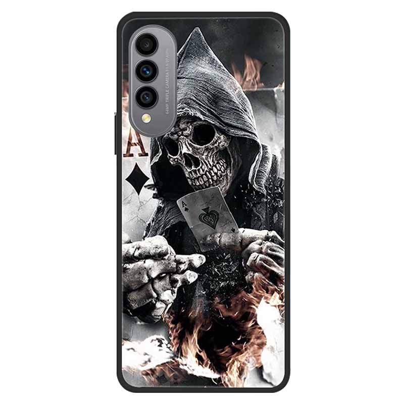 For WIKO T50 Case T 50 Soft silicone TPU Back Cover For Wiko T50 W-P861-01 W-P861-02 Phone Case WikoT50 Black Protective Painted