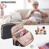 Quilted Crochet Yarn & Tool Storage Handbag DIY Needle Set