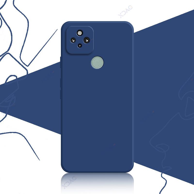 Luxury Square Liquid Silicone Cases for Google Pixel 5 A 5A Pixel5 5G Global 360 Soft Anti Fall Phone Cover Bags Coque