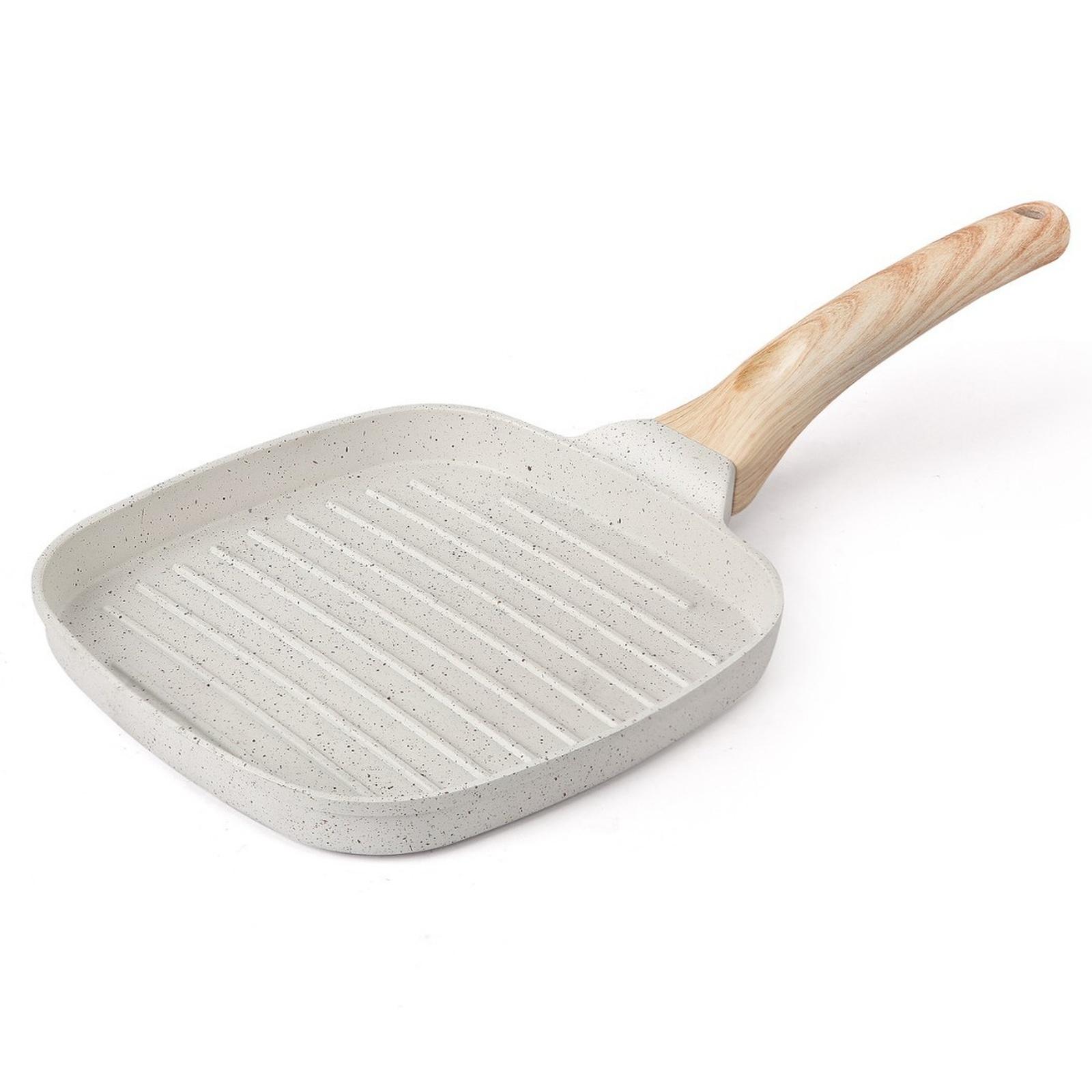 

Maifan Stone Nonstick Pan Breakfast Pan for Egg Burger Induction Compatible one size бежевый