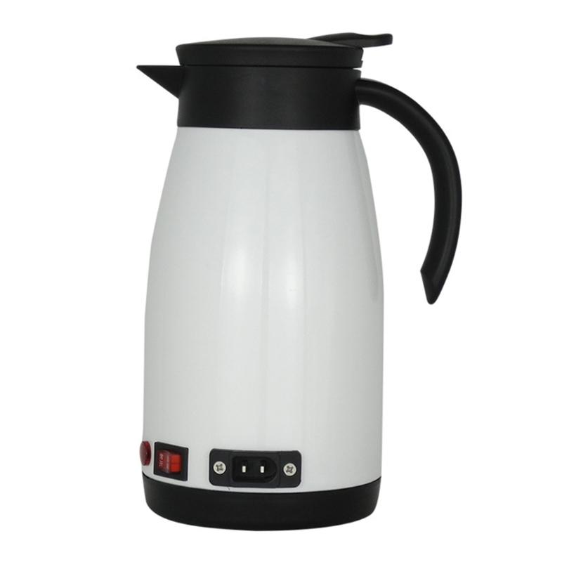 12V 24V Car Electric Kettle 680ml Fast Boil Heating Cup Heated Water Cup For Long Journeys Commuting Convenience