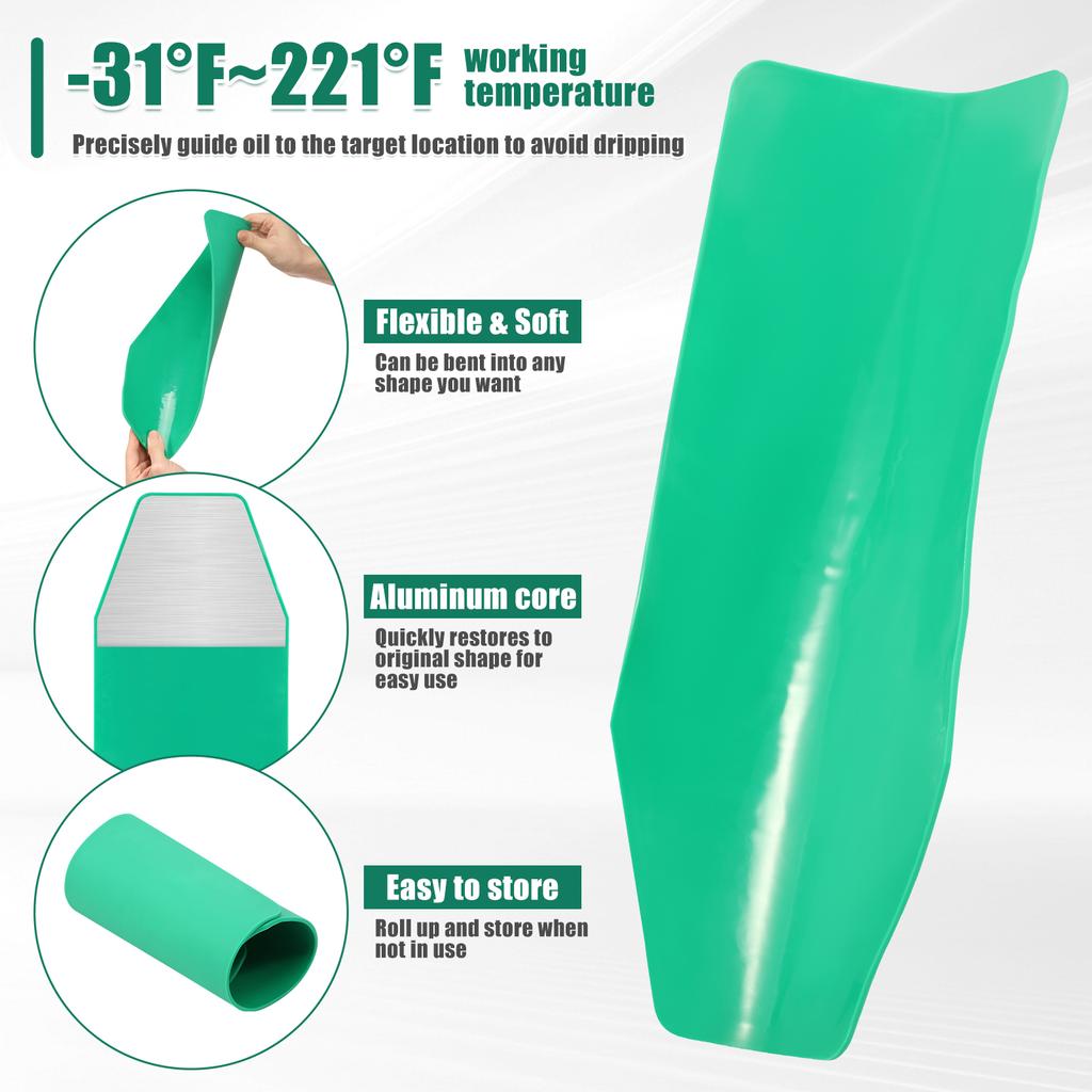 Universal Flexible Draining Tool Foldable Car Funnel Oil Guide Plate Motorcycle Auto Engine Oil Gasoline Filling Tools Accessory