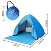 Strandzelt 165 * 150 * 110 cm Pop-up-Zelt mit automatischer Öffnung und UV-Schutz, Vollschattenzelt, ultraleichtes Familienzelt, Faltzelt, Reisecamping
