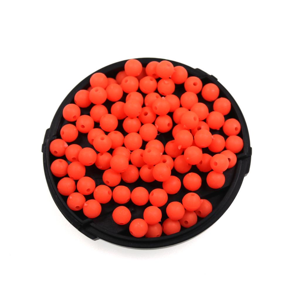 1 PAK Soft Glow Beads Luminous Orange Green White for Fishing Rig Treble Hook Egg Fly Tying UV Color Sabiki Ice Jig Fishing Accessory