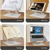 Support De Lecture Livre Rests Book Clamp Reading Stand Reading Book Support Stand For Lying Down Transparent Book Stand Ydj01
