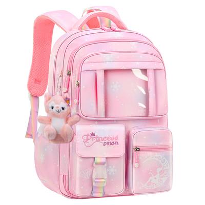 Cartoon-Schultaschen für Mädchen, wirbelsäulenreduzierend, Grundschultasche für Kinder, Rucksack, Jungen, Mädchen, Studenten, Büchertasche, Schulranzen, Klassen 1–6