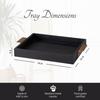 Holz-Serviertablett, Wooden Serving Tray (15 Zoll),  Nestroots