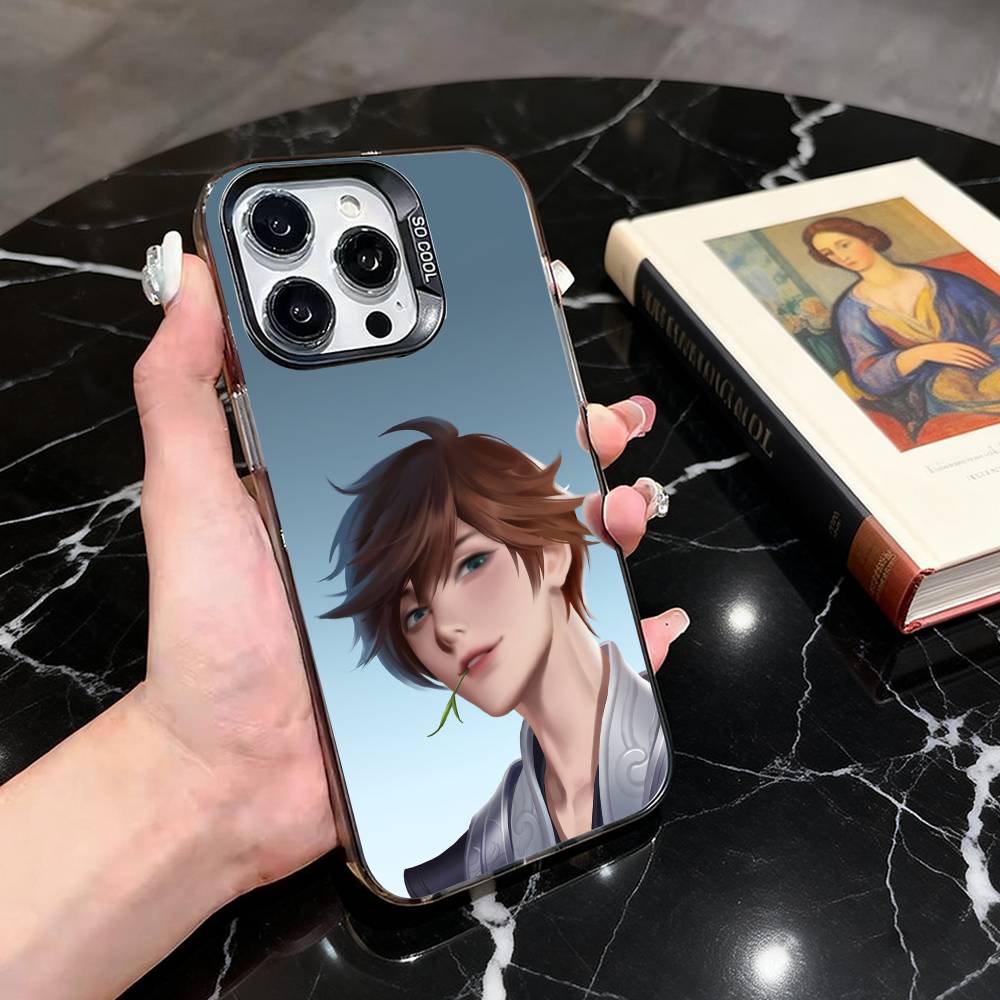 H-Honor of K-Kings Li Bai-es  Phone Case For iPhone 17,16,15,14,13,12,11 Plus,Pro Max,XS,Colorful Silver Black Cover