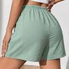 Shorts for Women Summer Casual Waisted Lounge Shorts Elastic High Wide Leg Drawstring Beach Vacation Outfits