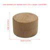 1Pcs Small Round Wooden Storage Box Handmade Jewelry Organizer Soap Crafts Case Vintage Decorative Craft Jewelry Box