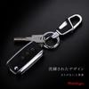 [Rockyu] Keychain, Men's, Women's, Car Key Ring, Zinc Alloy, Leather-like