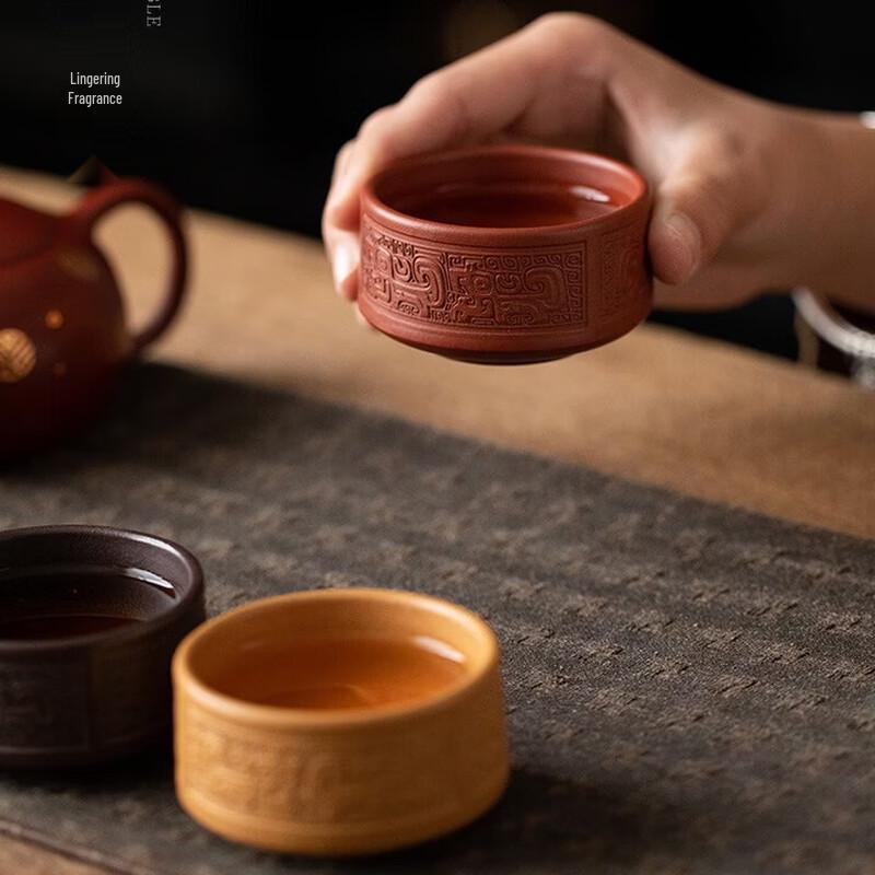 Deou Star Forbidden City Five Blessings Zisha Teaware Set