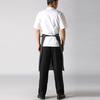 Waist Waterproof Chef Bistro Apron for Men Women Polyester Cooking Apron with Tool Pocket Oil Stain Resistant Cleaning Apron for Home Kitchen Bar