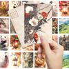 32pcs, retro Chinese cultural postcards, pandas, birthday/anniversary gifts, collectibles, suitable for gifting, mailable.