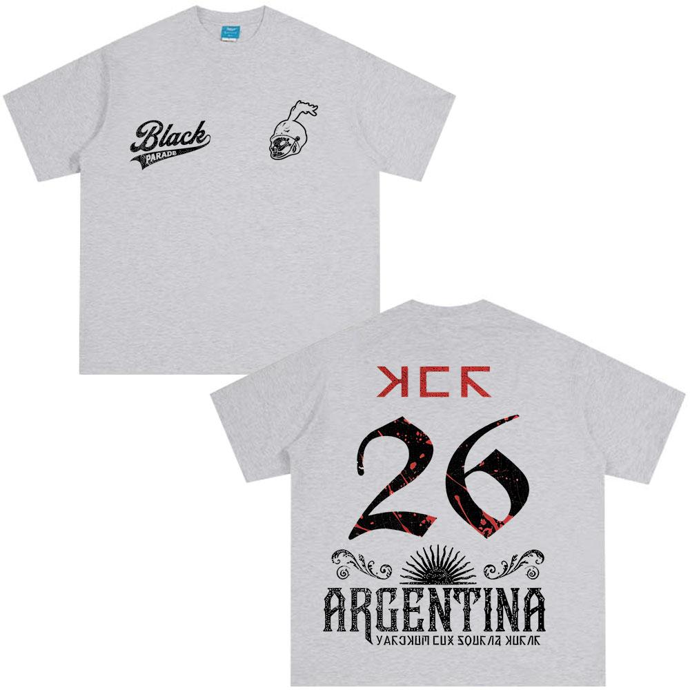 The Black Parade 2026 Tour Tshirts Rock Band My Chemical RoUnisexce Tshirt Unisexs Women Clothing Summer Cotton T Shirt Streetwear S