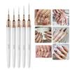 Nails Art Liner Brush Nail Painting Brush Pen Nails Painting Pen Multifunctional Nails Brush for Long Line Details