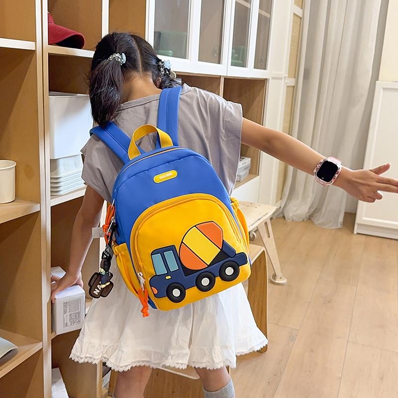 Pattern Kids Car Backpack Lightweight Spine Protection Kindergarten Backpack