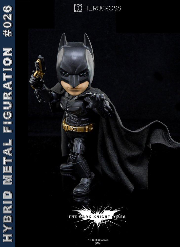 [Hybrid Metal Figuration] #026 "The Dark Knight Rises" Batman, Approximately 14cm Tall, Pre-painted, Movable Alloy Figure