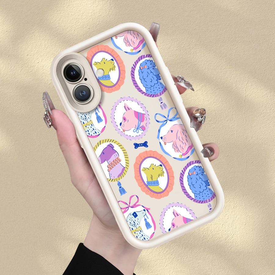 Phone Cover Case for iPhone 17 Pro Max 14 Air 15 Plus 12 Pro 16 17e 13 11 Cartoon Animals