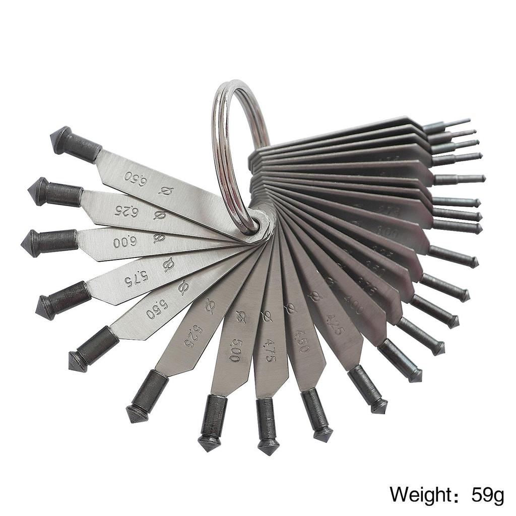 Diamond Gem Gauge Stone Measuring Tool Jewelry Tool Jewelry Equipment Accessory for Gem Diamond Stone Size Measure